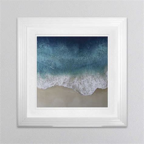 Shh Interiors Aqua Ocean Waves 3 Framed Wall Art 1wall