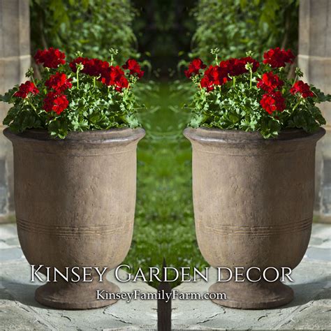 Provencal Urn French Stone Outdoor Planters Kinsey Garden Decor