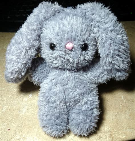 Here's my attempt at crocheting with furry yarn. It was so hard to see