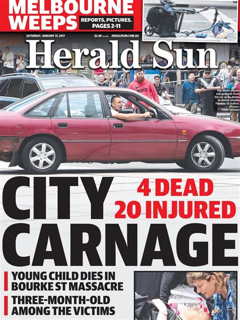 Herald Sun 30th Birthday The Front Pages That Shocked And Inspired
