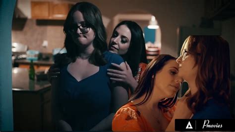 woman cheats on her husband with his boss wife angelawhite during couple dinner short film