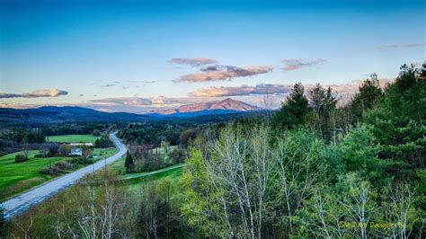 Spring Morning Plainfield New Hampshire 5621 Drone