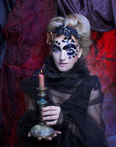 Dark Lady Stock Photo Image Of Costume Caucasian Fashion 53632030