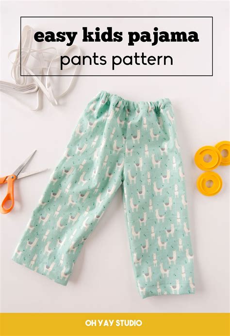How To Make An Easy Diy Pajama Pants For Kids Kids Pajama Pants