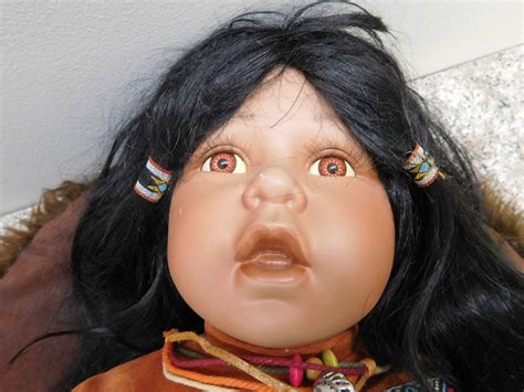 cathay collection native american doll 16 porcelain