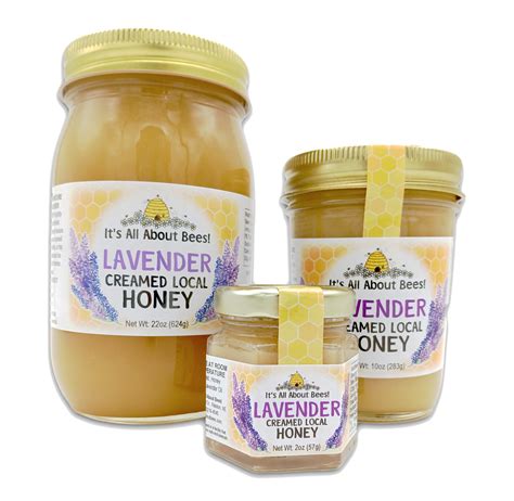 Creamed Honey Lavender Its All About Bees