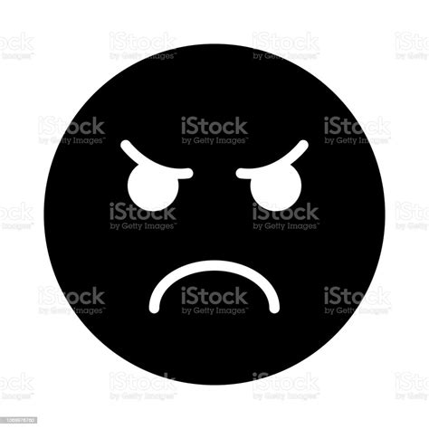 Angry Emoji Face Stock Illustration Download Image Now Istock