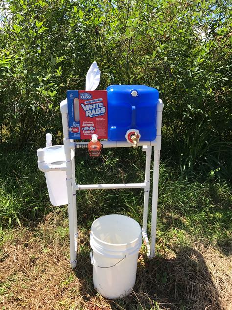 Diy Camping Hacks Hand Washing Station For Pop Up Camper