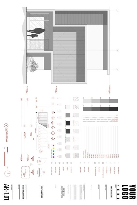 Autocad Template Architecture Drawing Layout Architecture Autocad