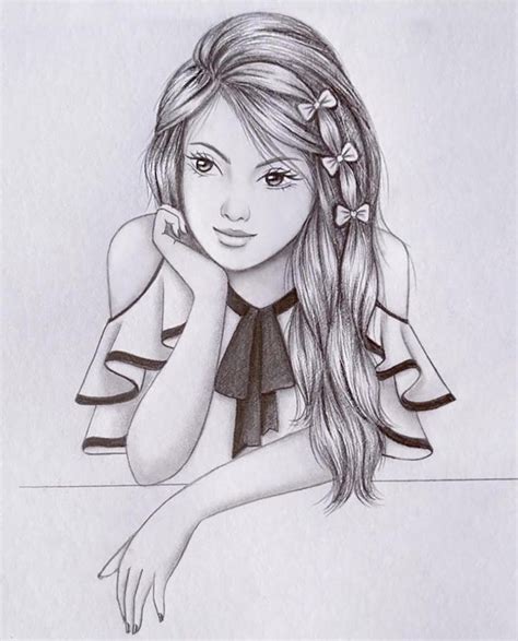 Pencil Art ️ Pencil Drawing Images Girly Drawings Pencil Drawings Of Girls