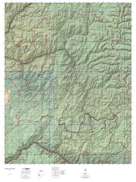 Idaho Hunting Unit 17 Selway Topo Maps Shop Hunters Domain