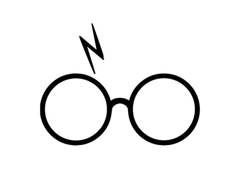 Harry Potter Glasses And Scar Decal Harry Potter Decal