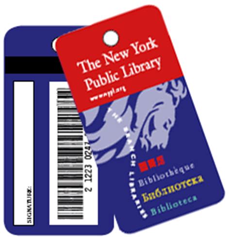 Maybe you would like to learn more about one of these? Added Reason to Carry a Library Card | The New York Public Library