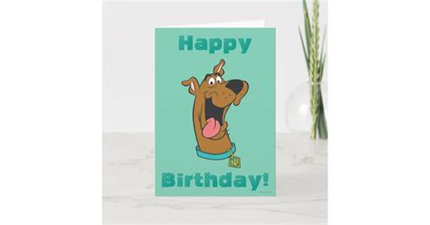 Scooby Doo Tongue Out Card Zazzle