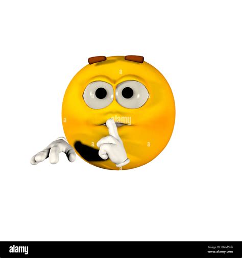 Shush Face Cartoon