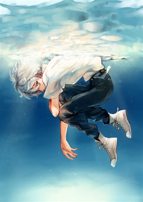 Image De Anime Boy And Water Manga Anime Anime Boys Sad Anime