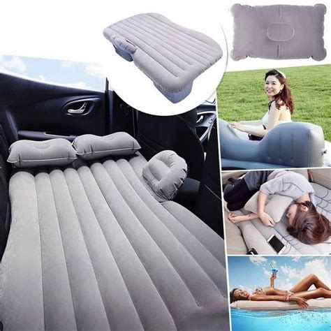 4 Style Car Inflatable Bed Back Seat Mattress Airbed For Rest Sleep Travel Campingback Seat