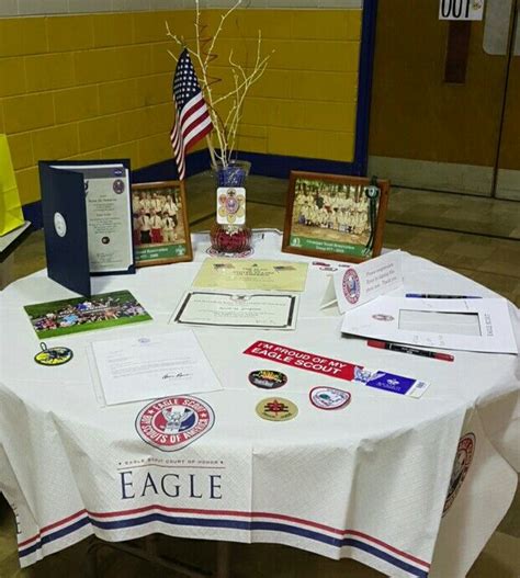 Eagle Court Of Honor Table Eagle Scout Ceremony Eagle Eagle Scout