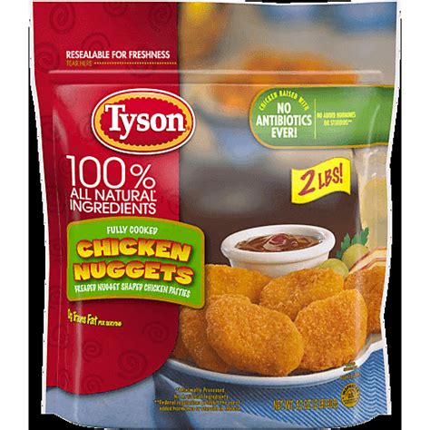 Tyson® Fully Cooked Chicken Nuggets 32 Oz Frozen Frozen Cooked