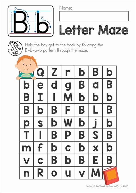 Free Phonics Letter Of The Week B Back To School Alphabet Worksheets