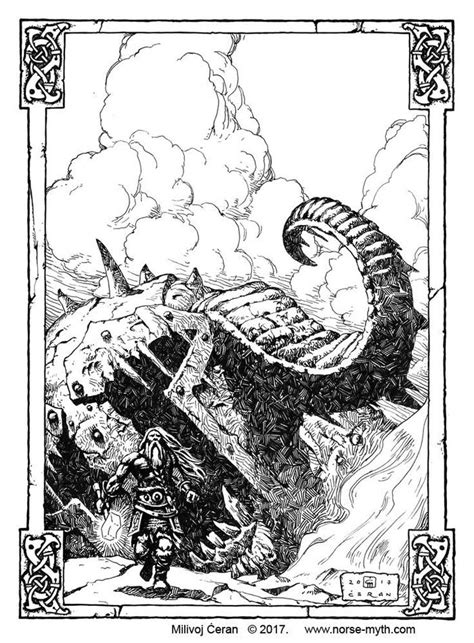 milivoj Ćeran norse mythology art book by artorder update 57 black and white commissions