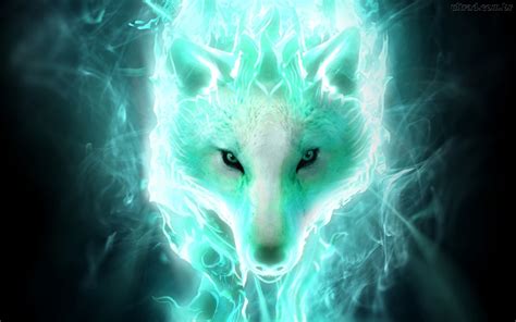 The Best Blue Flame Mystical Galaxy Wolf Wallpaper Blogerwasuya