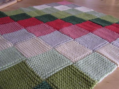Knitting Patterns Blankets Squares