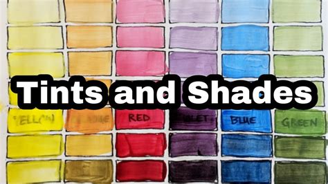 Painting Tints And Shades And Some Paint Etiquette Theartproject
