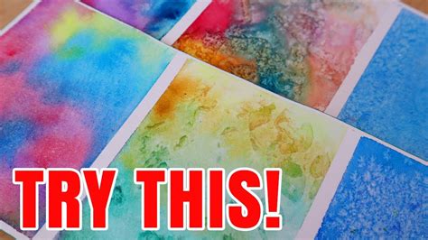 3 Fun And Easy Watercolor Techniques To Try With Kids Youtube