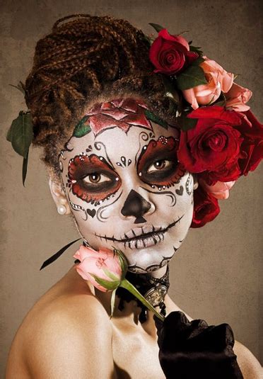Ainda Saio Assim Maquiagem Caveira Mexicana Caveiras Mexicanas Halloween Make