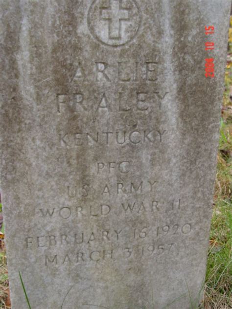 Arlie Manson Fraley 1920 1957 Find A Grave Memorial