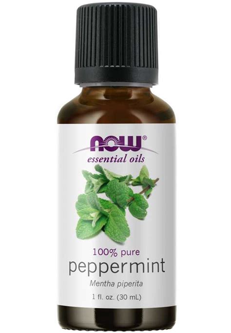 Now Essential Oils Peppermint Oil Supplement First