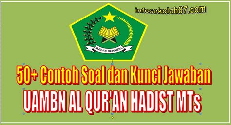 Bse k13 quran hadis kelas 7 mts for android apk download. Soal Dan Jawaban Quran Hadits - Kumpulan Kunci Jawaban Buku