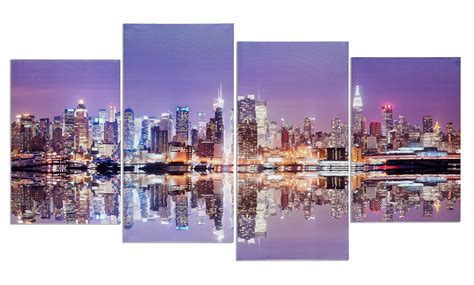 Von new york bis hawaii, von florida bis alaska:. Wandbild 4 teilig Manhattan Skyline New York USA Amerika ...