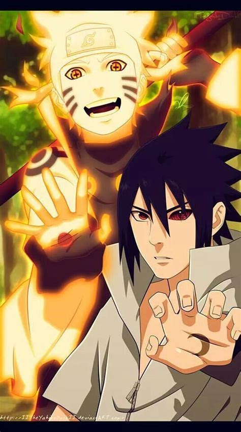 Friendship Goals Naruto And Sasuke Wallpaper Naruto Vs Sasuke