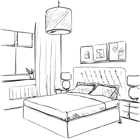 Pencil Of Bedroom Coloring Pages