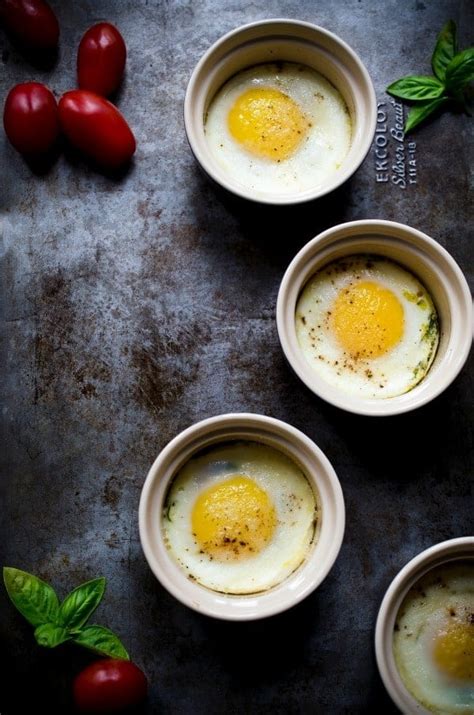 Eggs are usually used in most recipes. Italian Baked Eggs - The Lemon Bowl®