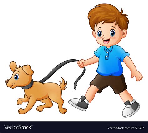 Little Boy Walking Clip Art