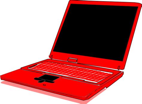 Red Computer Clip Art At Vector Clip Art Online Royalty