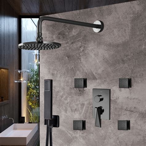 One of the more popular shower styles is a rainfall shower head. Shop Bravat Shower Set With Valve Thermostatic Mixer 3-Way ...