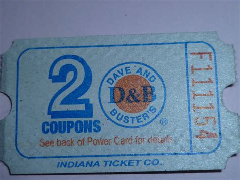 A World of Games: Arcade Tokens and Tickets | Dave & busters, Busters