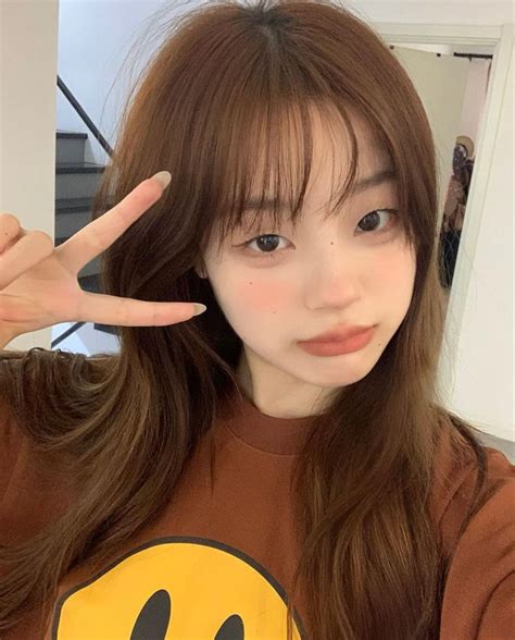 M Makeup Makeup Looks Uzzlang Girl Girl Face Korean Hair Color