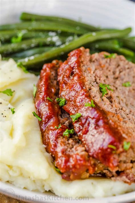 Granulated beef bouillon has way more flavour than just plain salt! Family Beef Meatloaf & Green Beans - Ultimate Food Essentials