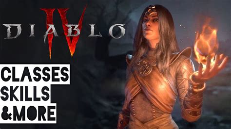 Diablo 4 Details Classes Skills New Engine And More Youtube