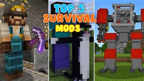 Minecraft Pe Top 5 Best Survival Mods In 119 2022 Gaming Insaan Mohan