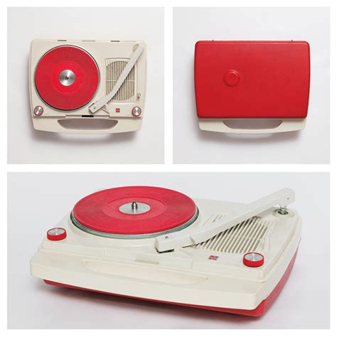 I found out about the my first ever record player was very small and plastic but did come with a stack of children's venal. Portable Japanese record players celebrated in new exhibition