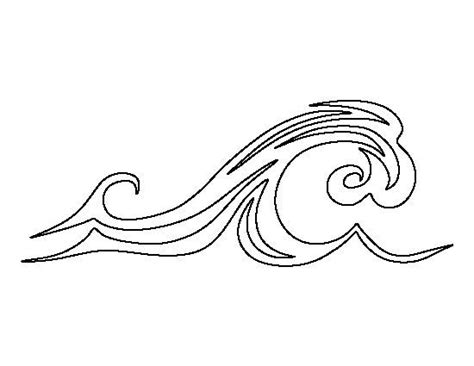 Wave Pattern Use The Printable Outline For Crafts Creating Wave