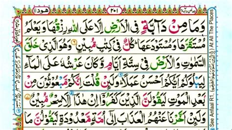 Learn Quran Recitation Surah Hood Ayat 5 To 14 YouTube