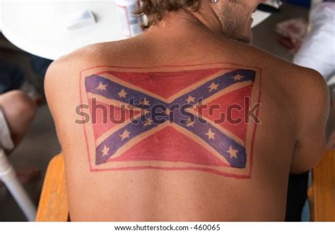 Confederate Flag Tattoo Stock Photo Edit Now 460065