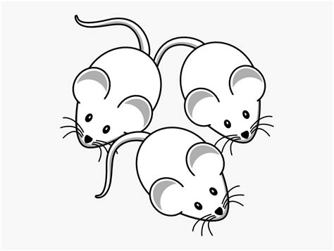 All maus clip art are png format and transparent background. Mouse Clipart Rodent - 3 Mice Clipart Black And White ...